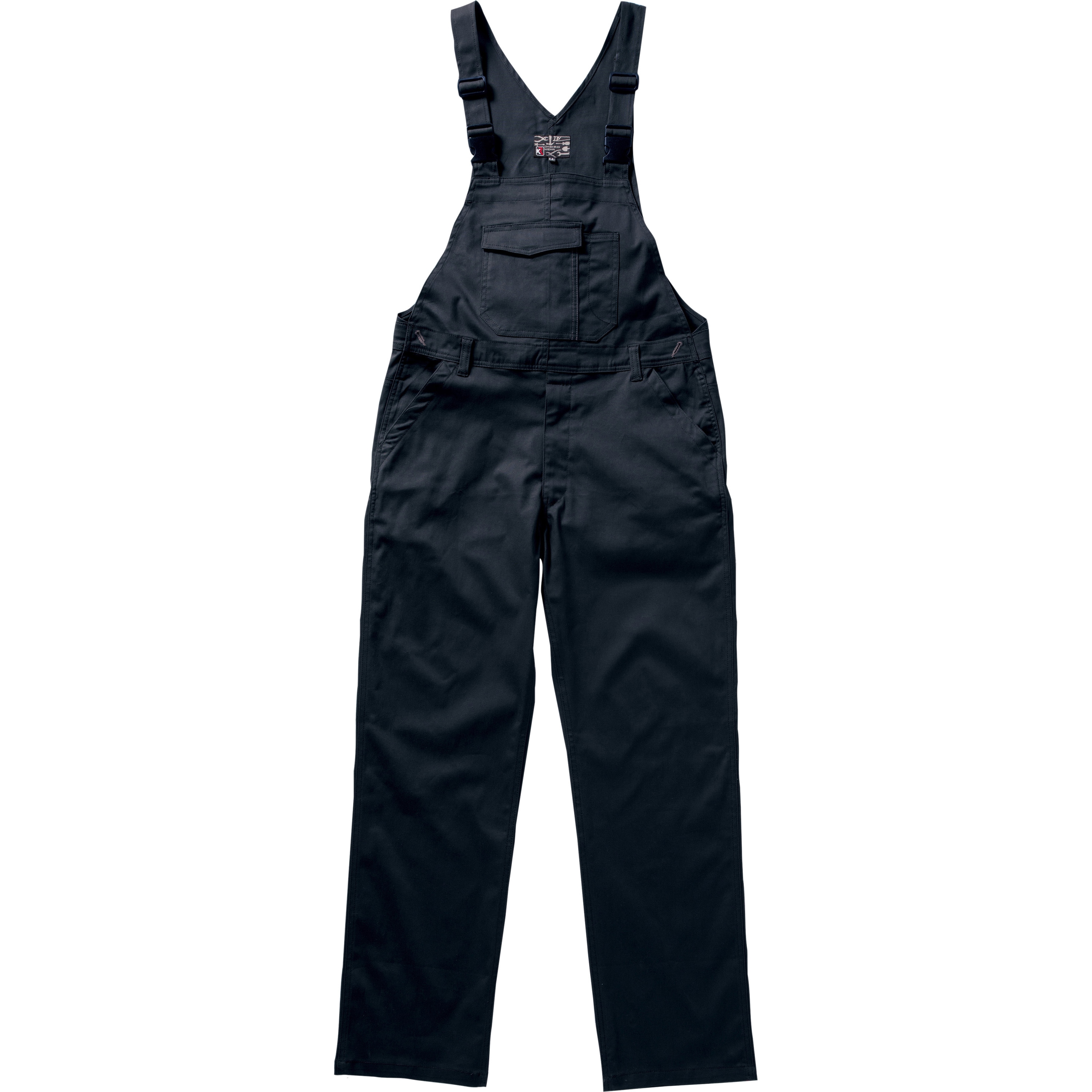 K513 ストレッチサロペット クレ被服 ネイビー色 サイズ3L  K513