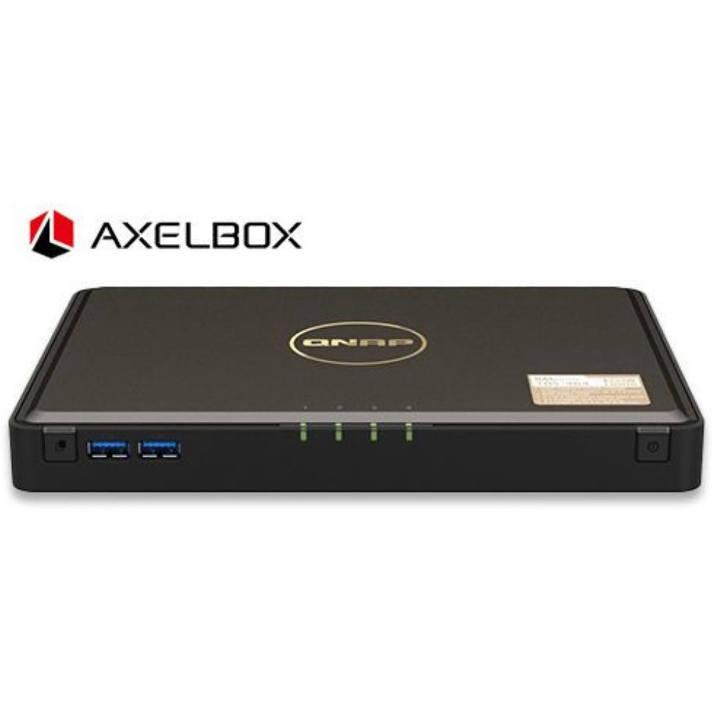 AXEL-TBS-464/4TB AXELBOX TBS-464-8G SSD 搭載モデル (B5サイズ薄型モデル NAS SSD x4本) QNAP 容量4(SSD1TB×4) 159,900円