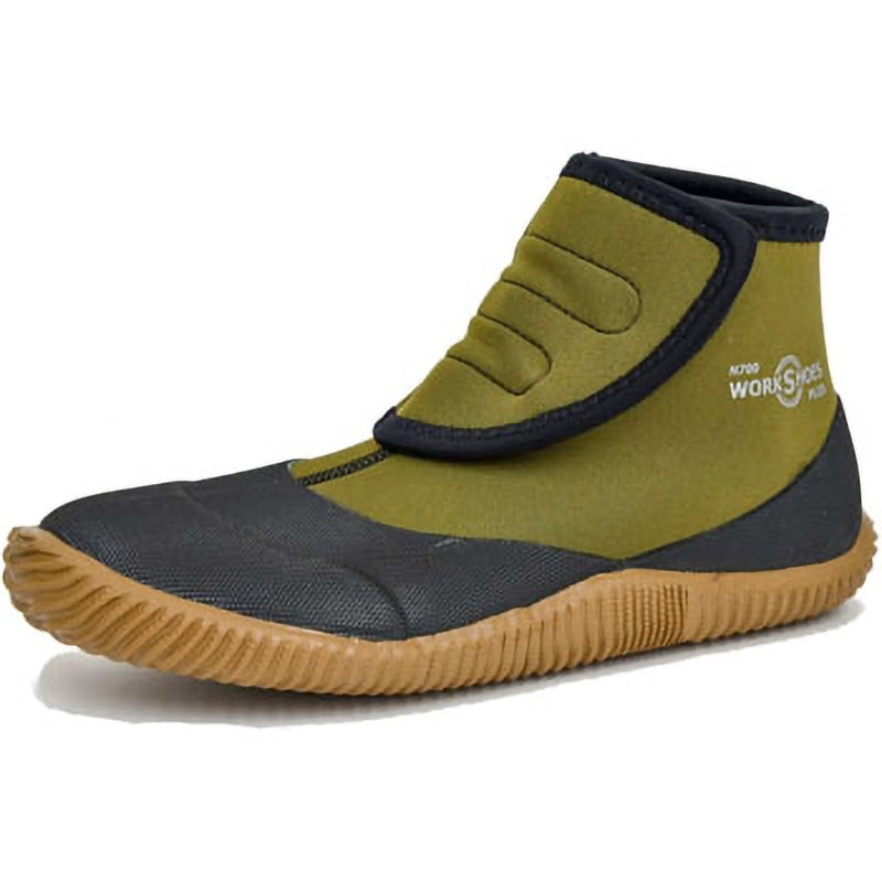 N700_モスグリーン ワークシューズプラス nomodo モスグリーン色