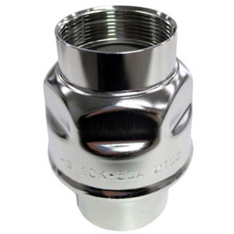 WH-PN SUS304製水撃防止チャッキ弁(ねじ式) WH-PN HSバルブ 材質(シート)EPDM 呼び径(B)2