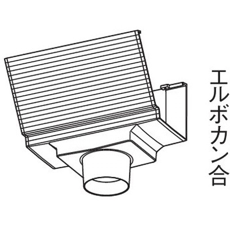 MQSS3422 メタリック調軒とい サーフェスケア FS-Ⅱ型 F型集水器 Panasonic(パナソニック) 1箱(4個) MQSS3422