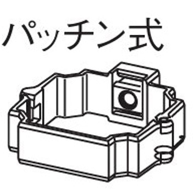 KBP86618 たてとい S30 パッチン控 直足(プラスチック) 1箱(30個