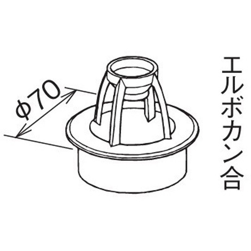 KQD941J 自在ドレン Panasonic(パナソニック) 適合サイズ60(小) 1箱(10個) KQD941J