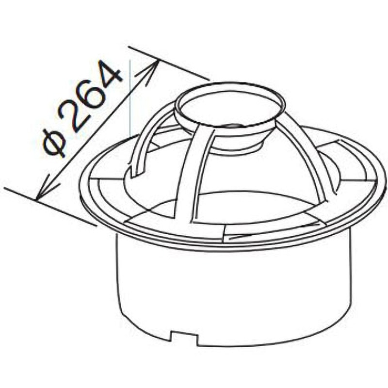 KA3T985 大型雨とい 自在ドレン JIS管用 Panasonic(パナソニック) サイズVU200 1セット(2個) KA3T985