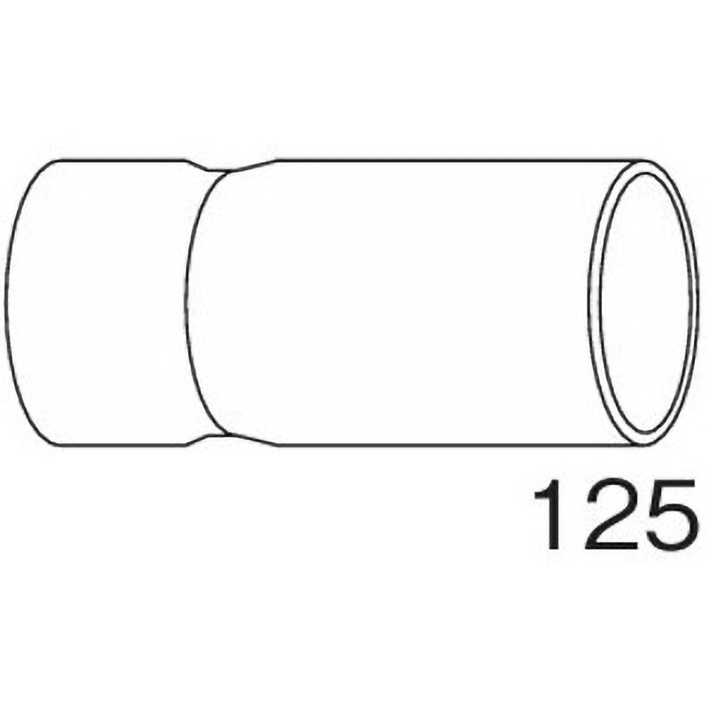 KAT863CKH カラービニルパイプ(JIS管)高排水専用部材 スライドS Panasonic(パナソニック) サイズ125 1箱(6個) KAT863CKH