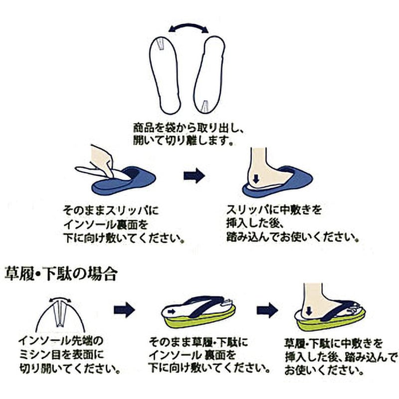 スリッパ 用 中 敷 シート