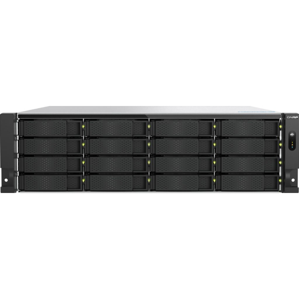 TS-H1677AXU-RP-R7-32G QNAP NAS HDDレス ラックマウント型 QNAP ベイ数16   TS-H1677AXU-RP-R7-32G