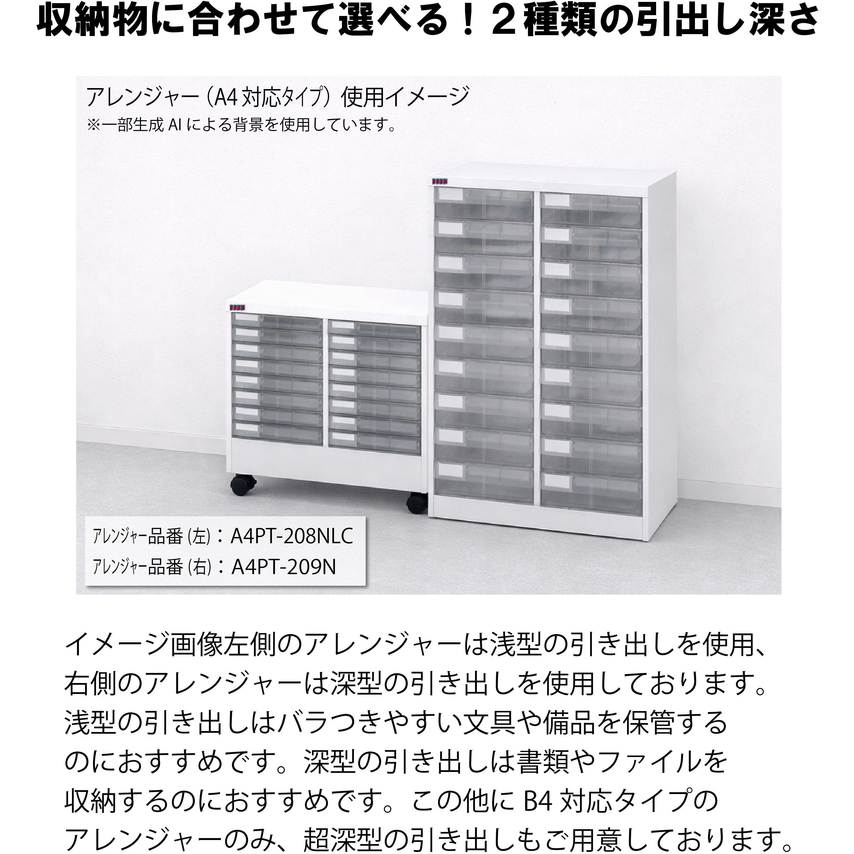 A3PY-209N アレンジャー書類保管庫(A3収納) 山金工業 完成品タイプ