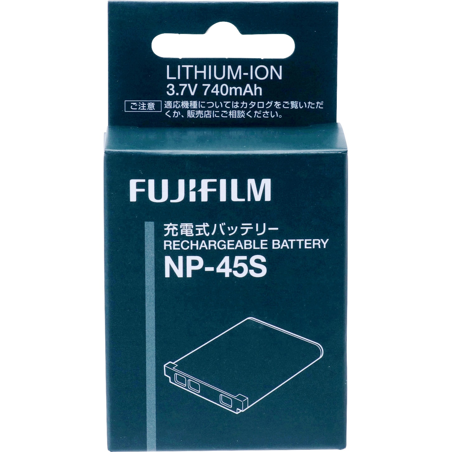 F Np 45s 充電式バッテリー リチウムイオンタイプ 1個 フジフイルム 通販サイトmonotaro 18645332