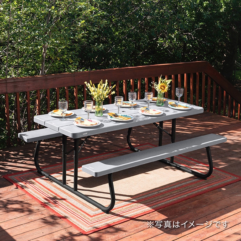60440 フォールディング ピクニックテーブル 1台 LIFETIME 【通販