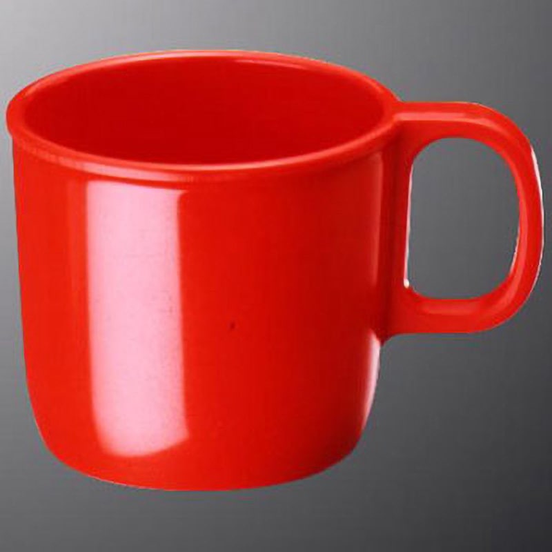 542MFR マグカップ 大 マルケイ(国際化工) 容量260mL レッド色 542MFR