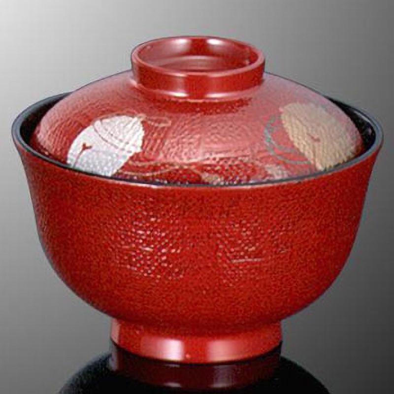 295-2B 漆器 布目椀 小(身) マルケイ(国際化工) 和食器 容量300mL 内
