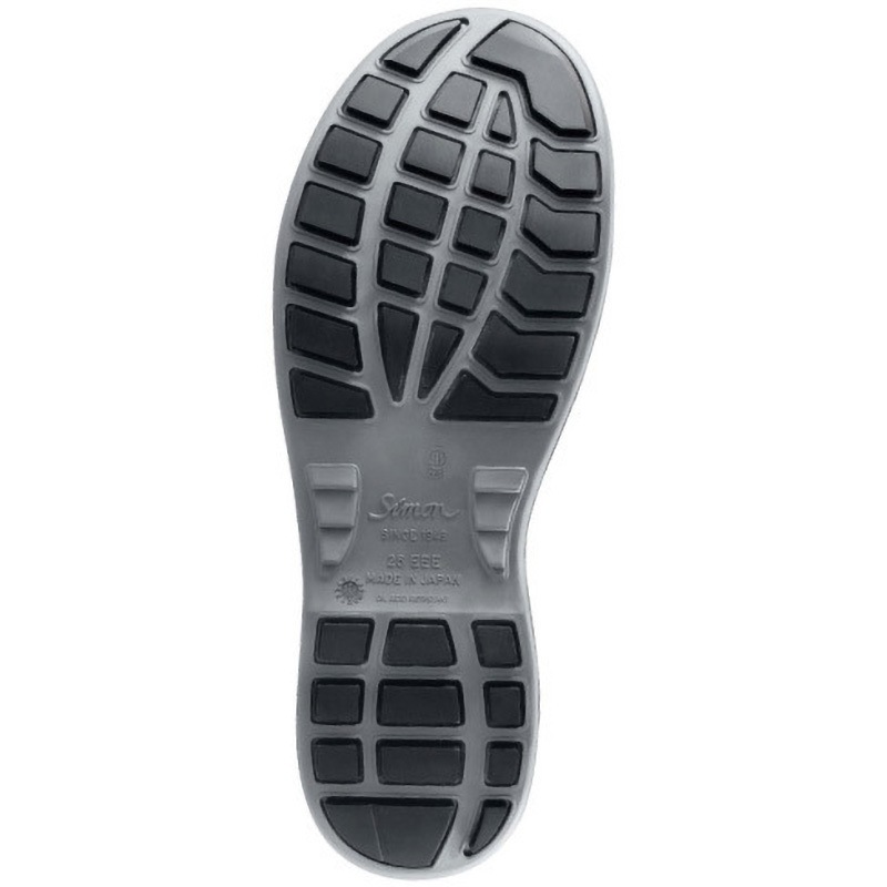 安全靴 ウオーキングセフティ編上マジック式 WS28 黒床 シモン 溶接用