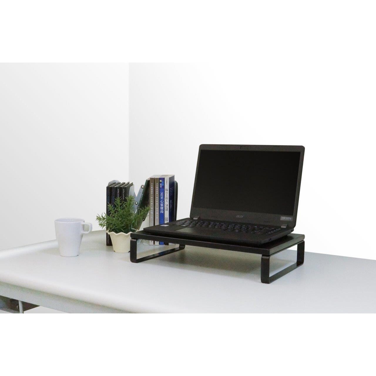 レビューで送料無料】 LIHIT LAB リヒトラブ MDF机上台 スタンダード 590×250 ロータイプ ナチュラル A8001-35 