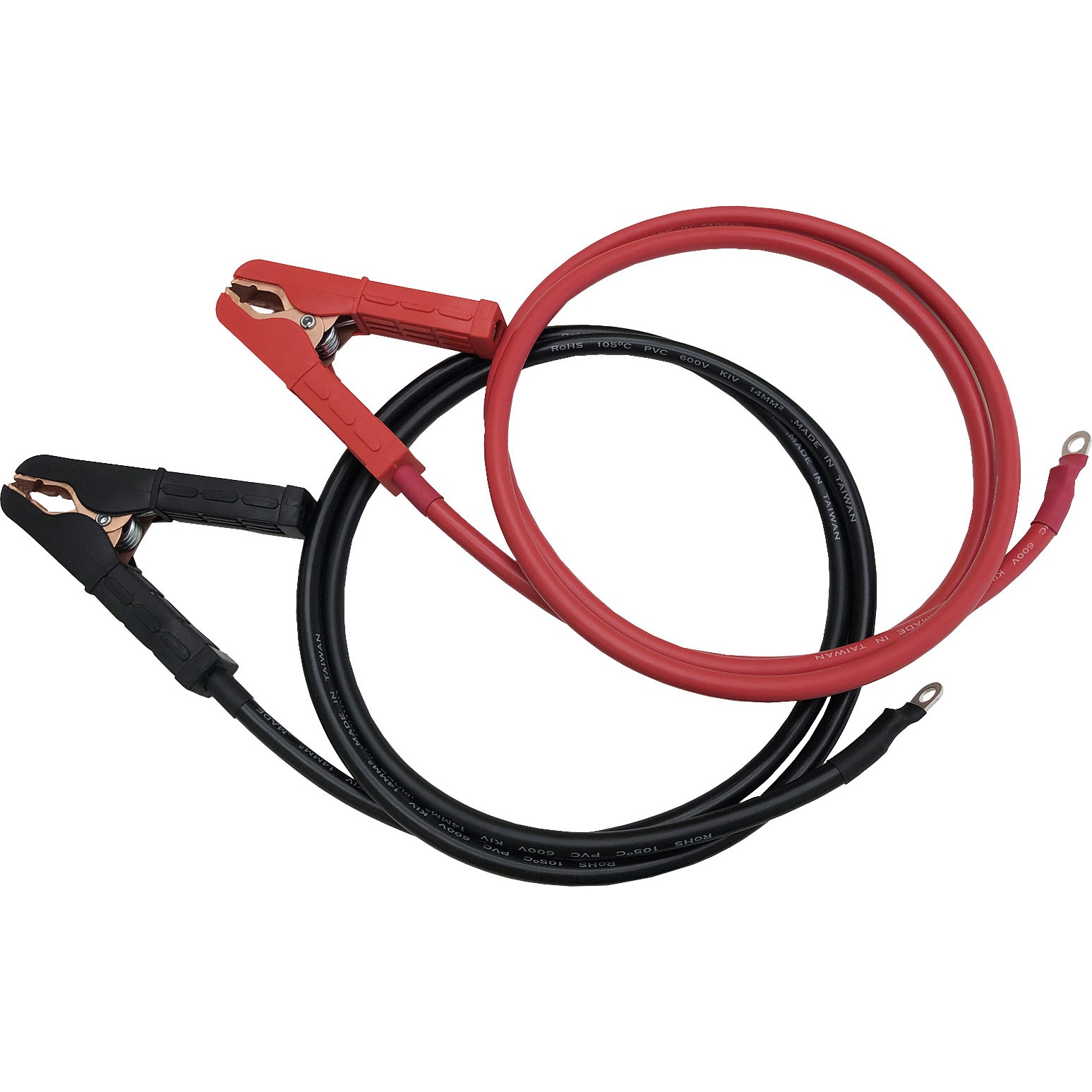 cx14-wani-2.5m-kiv ワニ口クリップ付きKIV線ケーブル 1セット