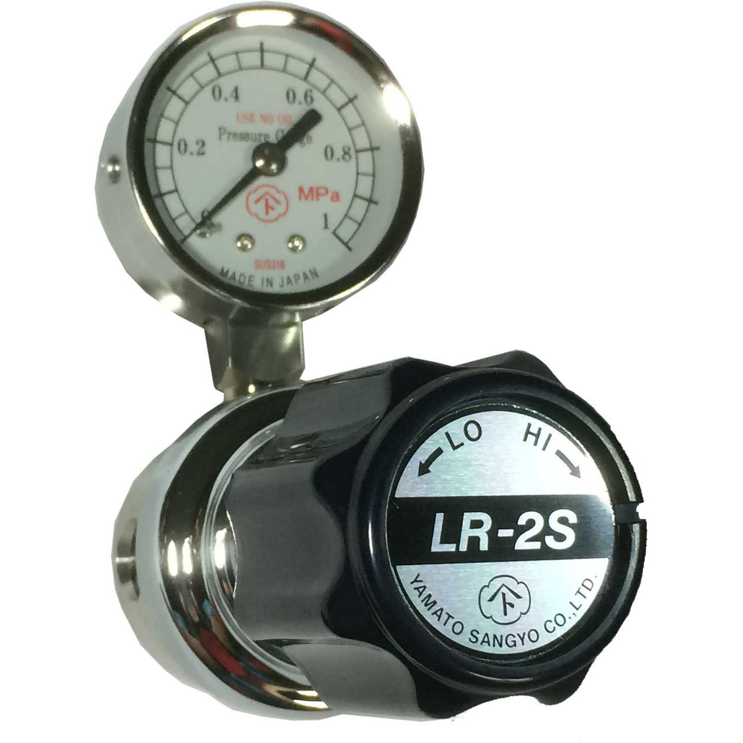 YAMATO 分析機用ライン圧力調整器 LR-2S-R-L1-0101-10-F ＹＡＭＡＴＯ 分析機用ライン圧力調整器 LR-2S-R-L1-0101-10-F 434-