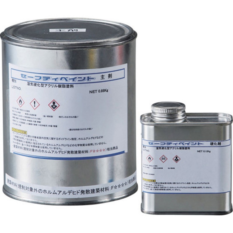 112006 緑十字 滑り止め塗料(クリアタイプ) 1組 日本緑十字社 【通販モノタロウ】