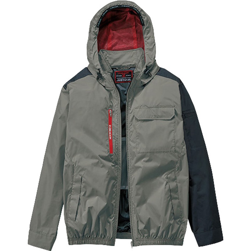 74360 【Z-DRAGON】 74360 空調服(R)長袖ブルゾン 自重堂 スモーク