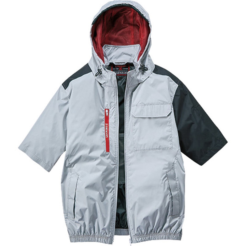 74370 【Z-DRAGON】 74370 空調服(R)半袖ブルゾン 自重堂 シツクグレー