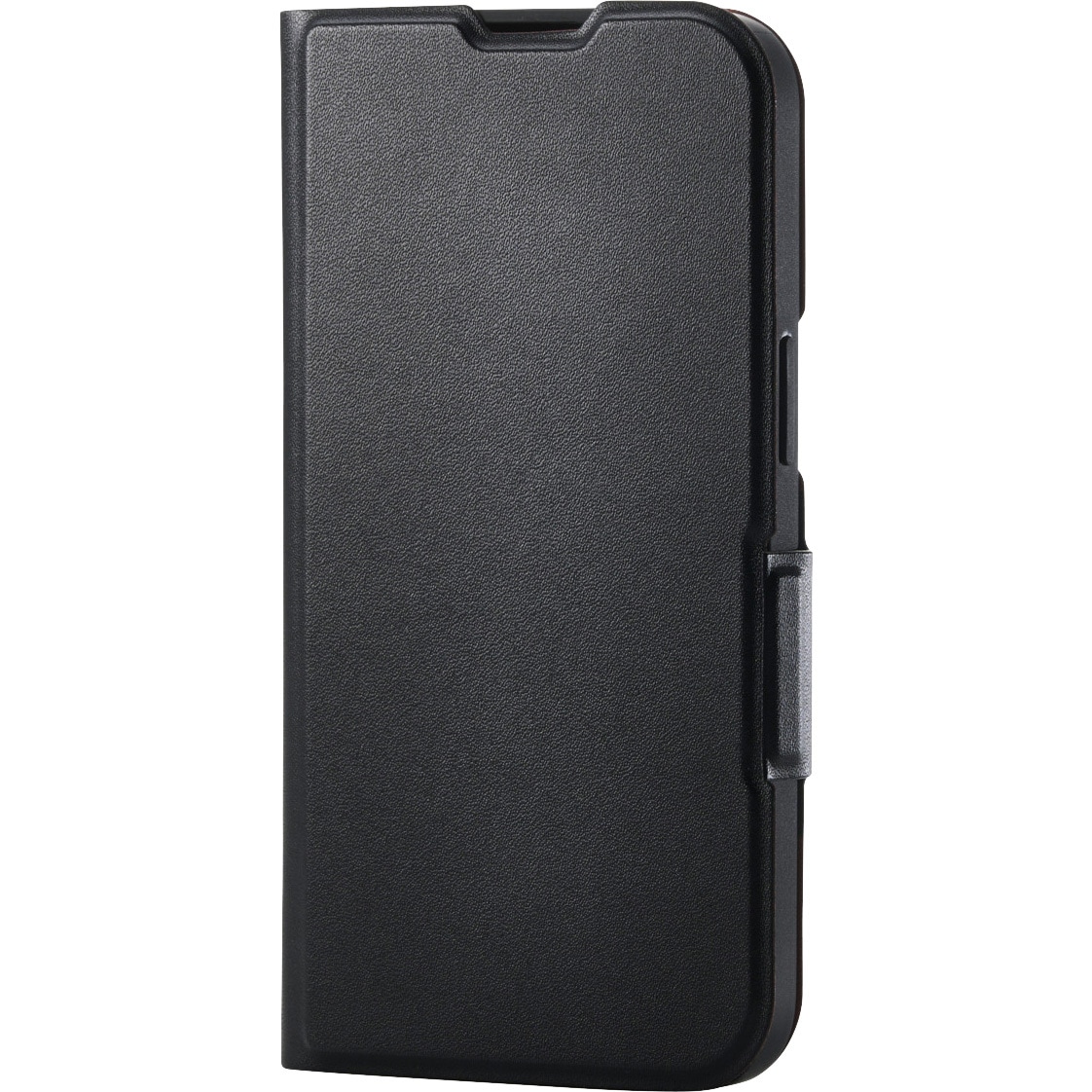 PM-A25SPLFUBK iPhone 16e ケース レザー 手帳型 マグネット 衝撃吸収