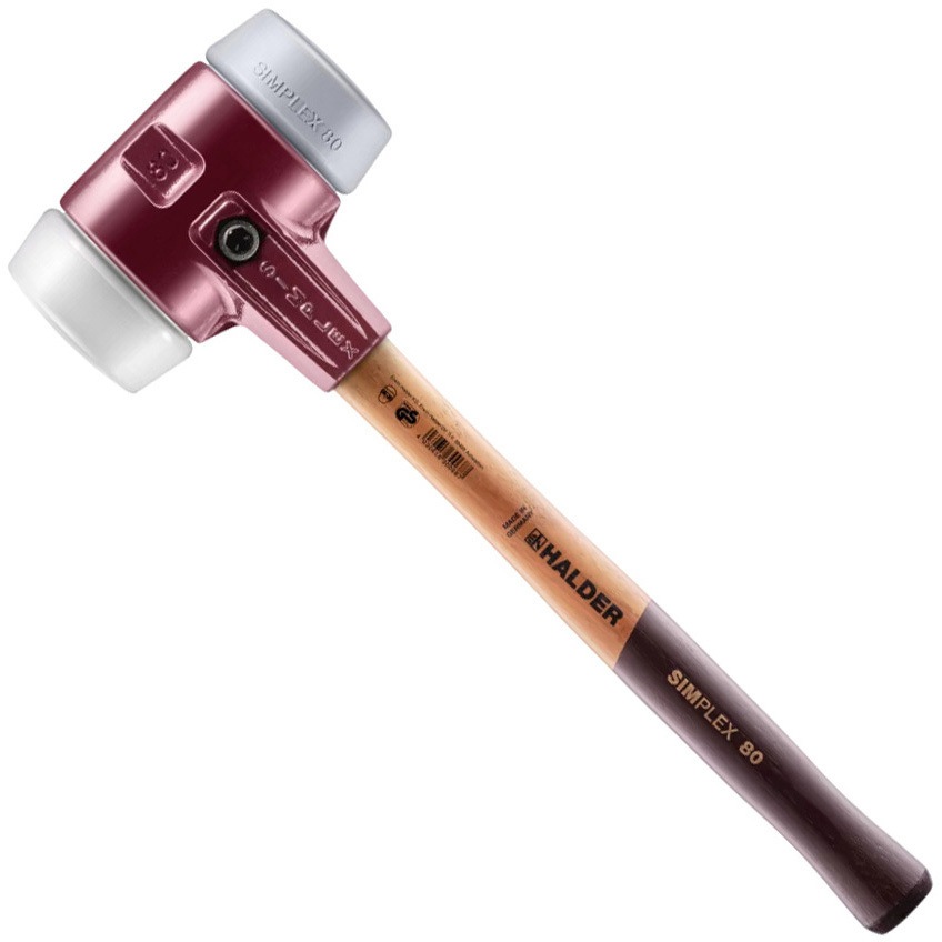 3037.080 SIMPLEXハンマー TPEミディアム スーパープラスティック；鋳鉄製ハウジングと高級木製ハンドル 1個 Roemheld Halder(ロームヘルド・ハルダー) 【通販モノタロウ】