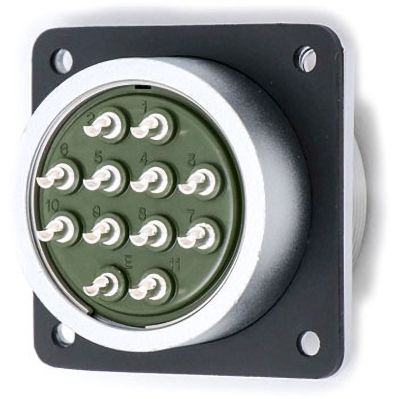 NT5012RM NTシリーズ工作機械用防水 防油コネクタ レセプタクル 七星