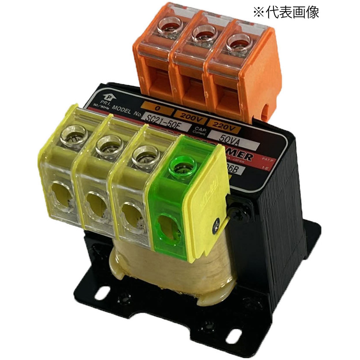 豊澄電源 LD42シリーズ 400V対200V複巻ダウントランス 2KVA ( LD42-02KF )