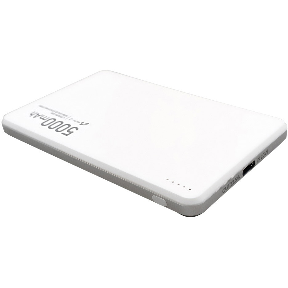 MB-SS5000 WH 超安全+長寿命!準固体モバイルバッテリー5000mAh エアー