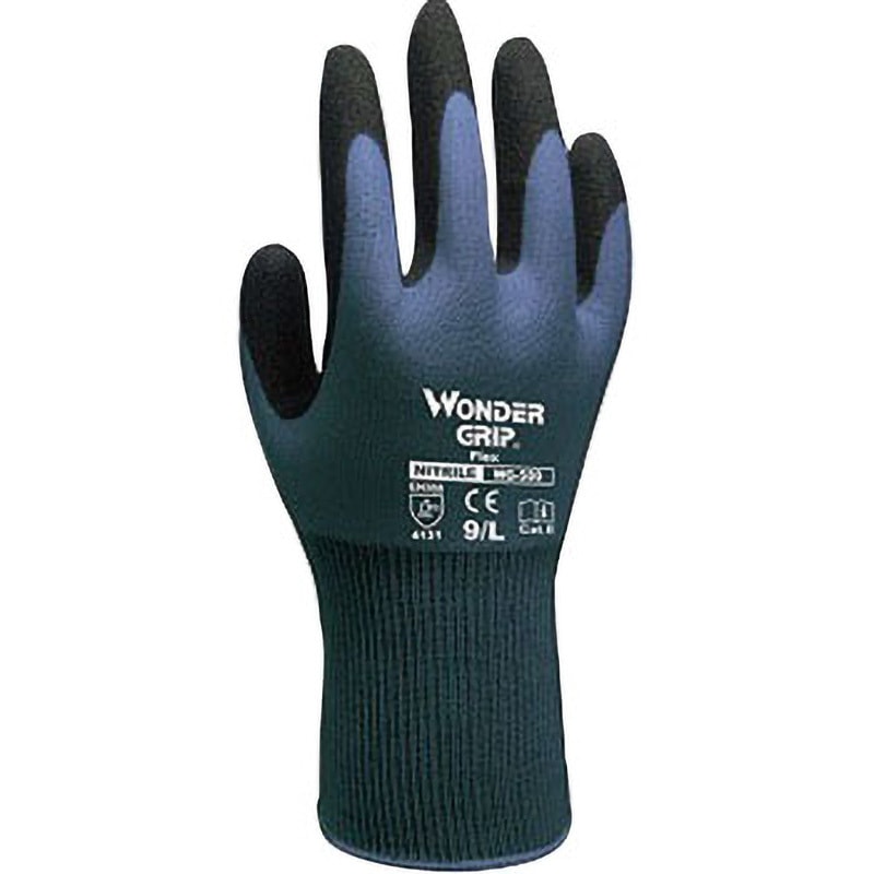 WG500 WONDER GRIP フレックス 13Gニトリル ユニワールド スチール