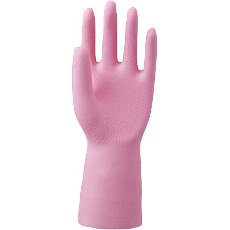 2005-L 天然ゴム手袋 中厚手 グローブマニア(川西工業) ピンク色