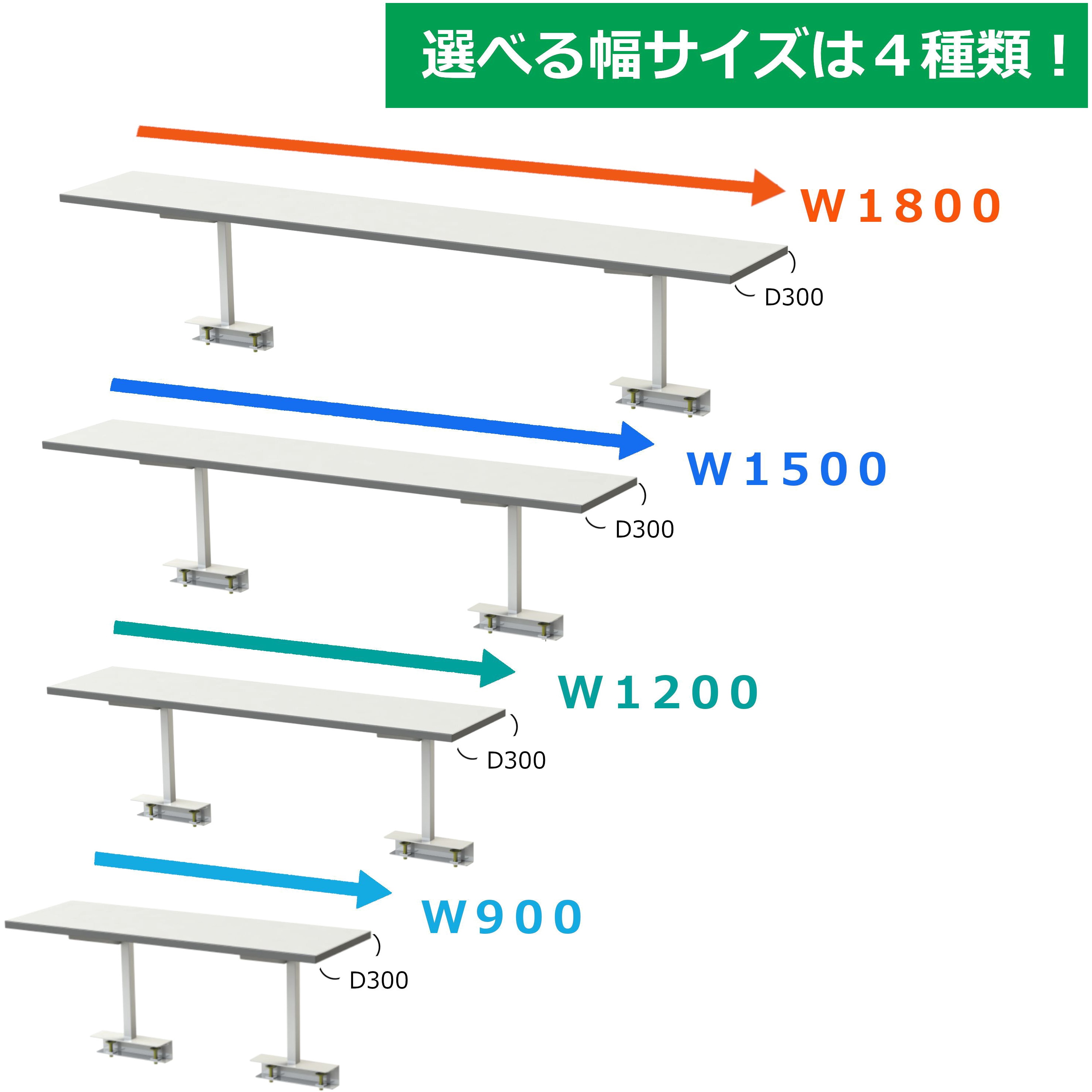 UK-900-W 作業台用架台/ワークテーブル150シリーズ用架台 山金