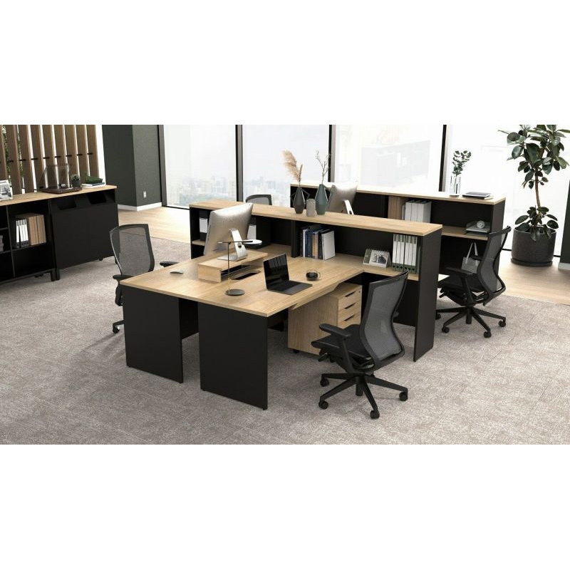 プラン 木製デスク アール・エフ・ヤマカワ 高さ720mm天板厚さ25mm