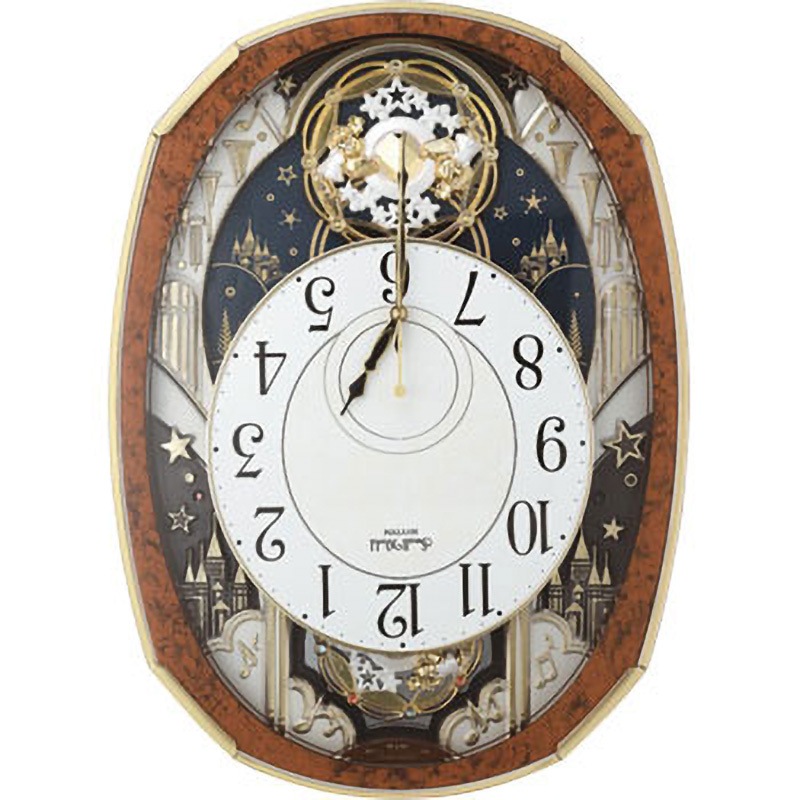 4MN513RH23 電波からくり時計 1個 リズム(旧：リズム時計工業) 【通販