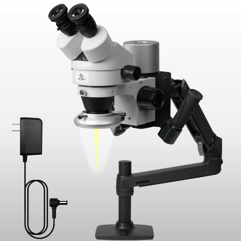 YS02Z2-MYD-WPTK <MyDeskシリーズ>ズーム式実体顕微鏡 ズン太2(アーム式) マイクロネット 双眼タイプ