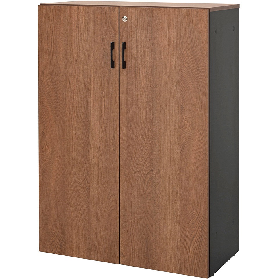 RFPS-8011DB-KD プラン木製シェルフ 扉付き アール・エフ・ヤマカワ 高