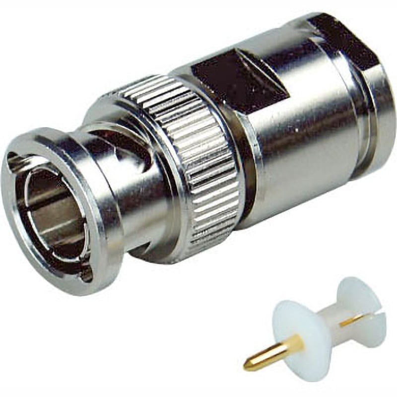 LBNC-5COT BNC型ストレートプラグ 1セット(2個) DENSAN(デンサン/ジェフコム) 【通販モノタロウ】