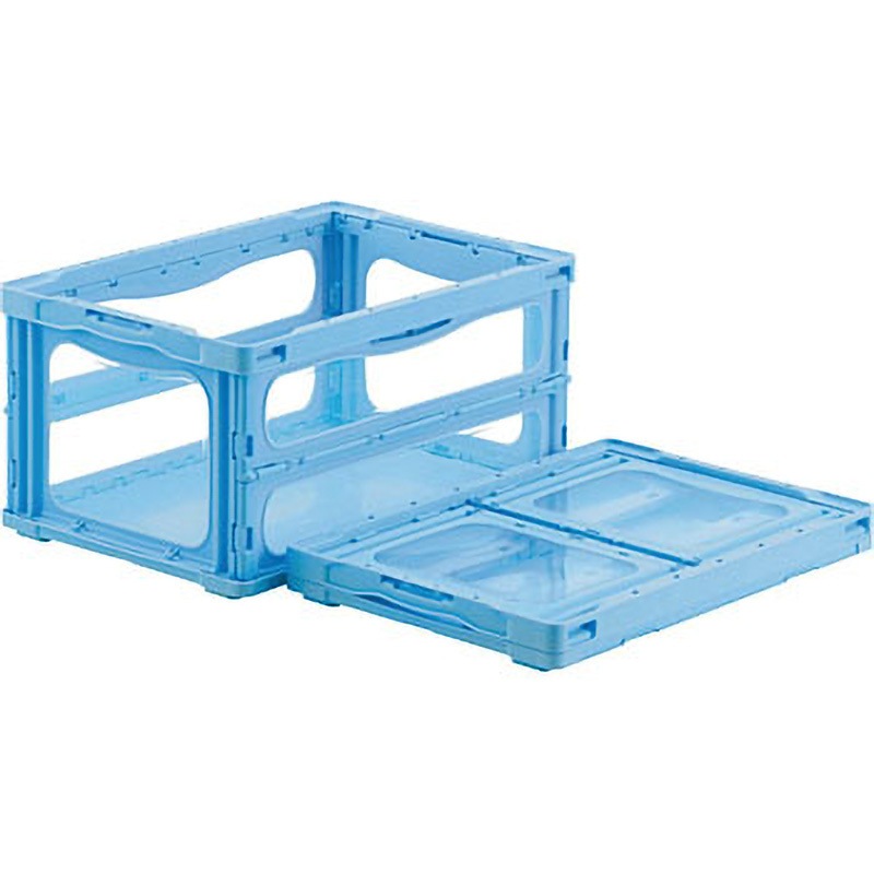 55915000BLDFCTM サンコー マドコンライト  (蓋付) サンコー(三甲) ブルー/透明色 容量42.6L 外寸530×366×283mm  55915000BLDFCTM