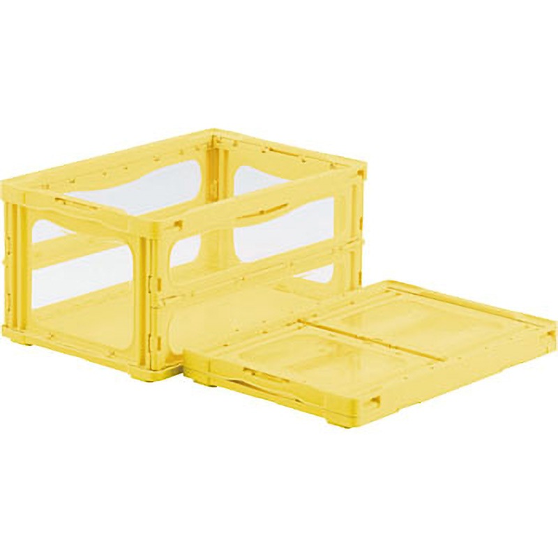 55915000YEIYGTM サンコー マドコンライト  (蓋付) サンコー(三甲) イエロー/透明色 容量42.6L 外寸530×366×283mm  55915000YEIYGTM