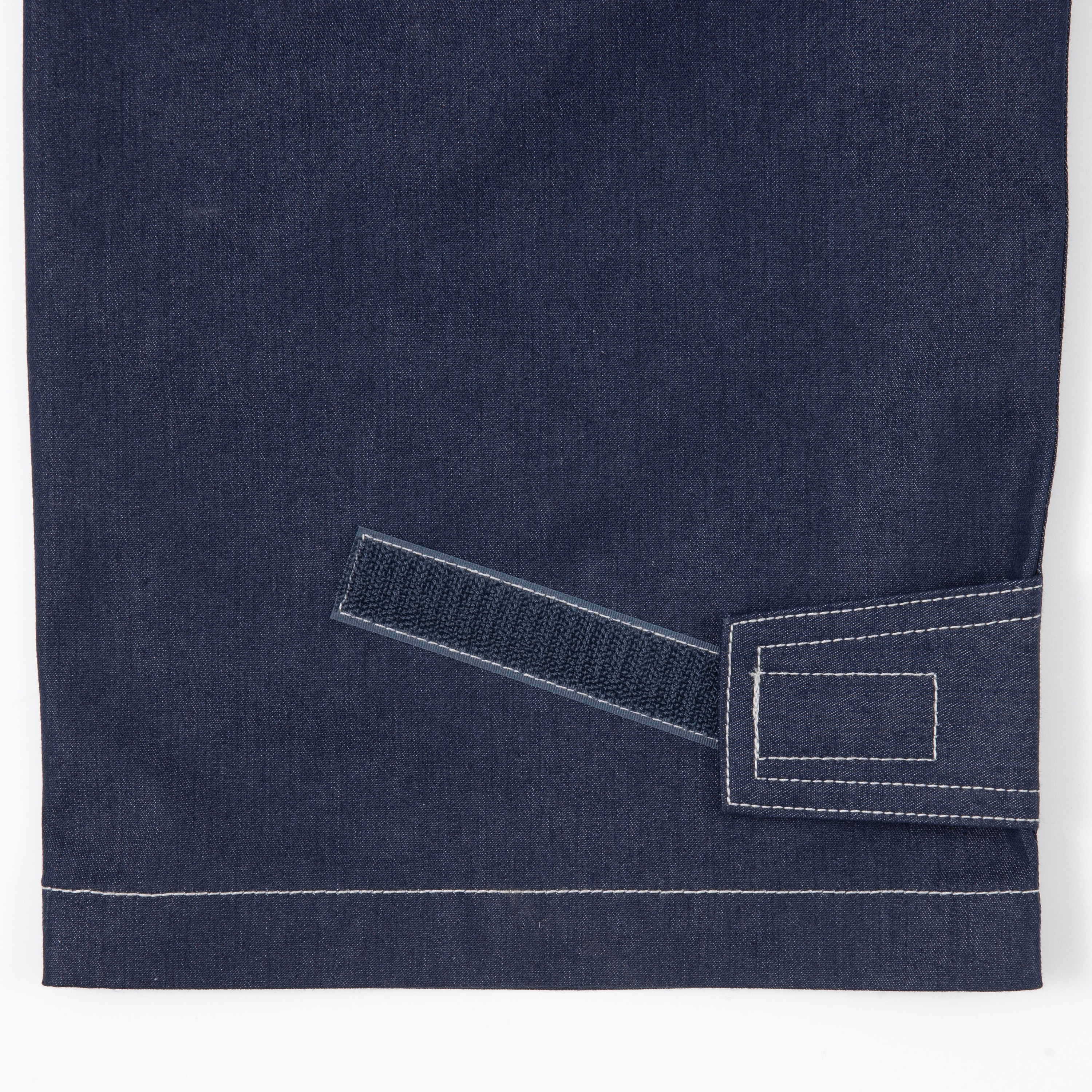 RO-340 RO-340 デニム調ストレッチサロペット ROUND ONI インディゴ色