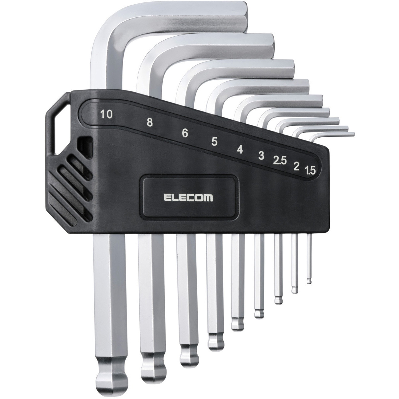 TL-HWS9 六角レンチセット 9本組 ボールポイント L型 六角レンチ