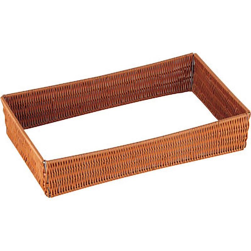 ‐ 樹脂ラタン ガストロノームパンフレーム 萬洋 1/1サイズタイプ ブラウン色