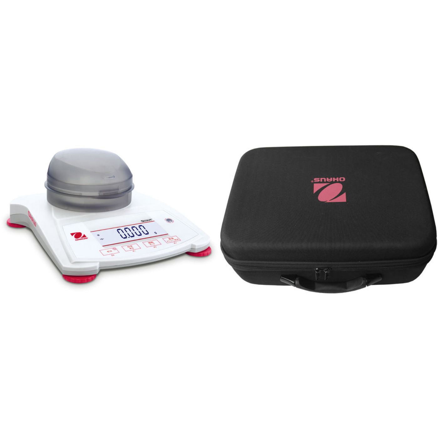 SPX223JP+30269021 ポータブル天びん(スカウトSPXシリーズ)+キャリングケースセット オーハウス ひょう量220g 最小表示0.001g