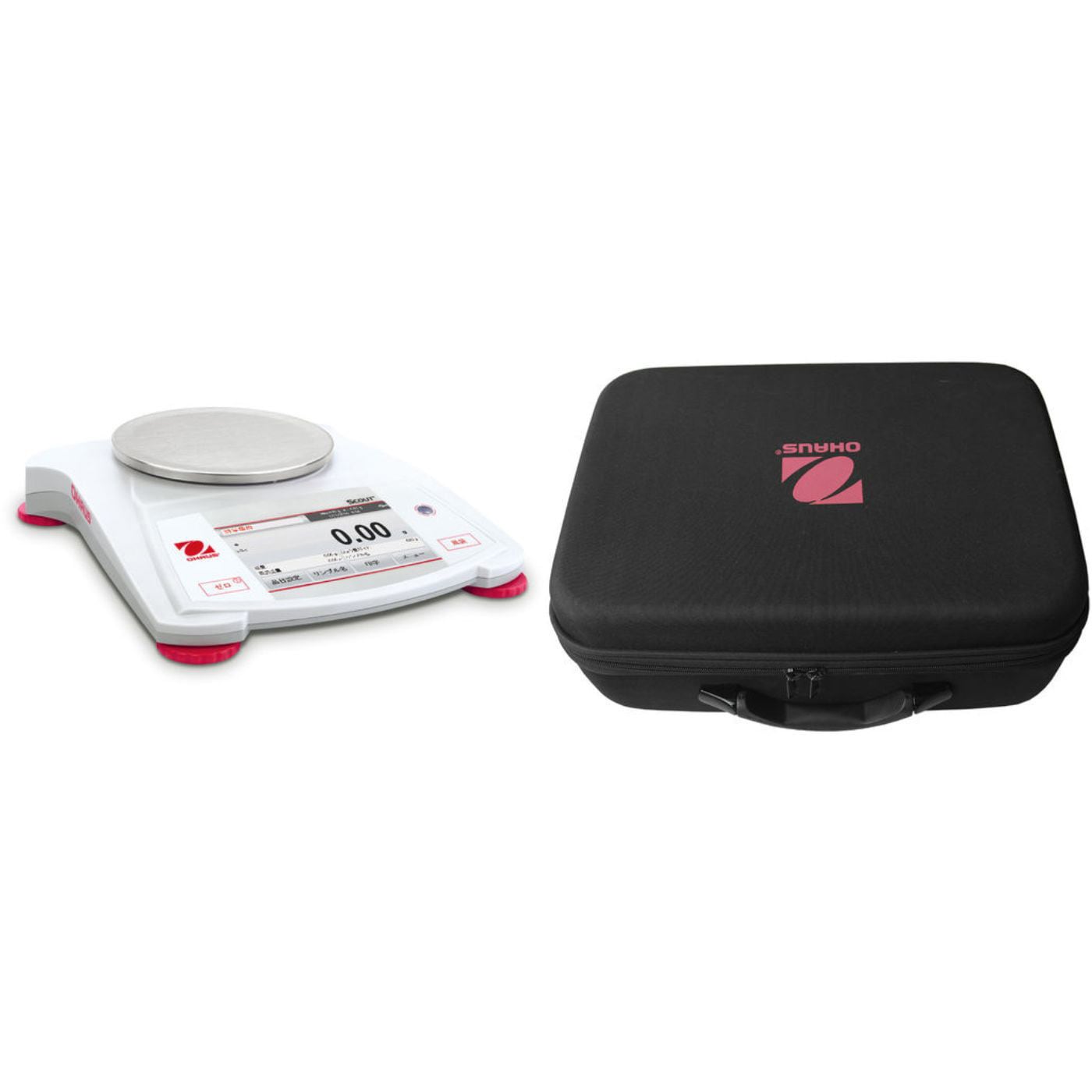 STX422JP+30269021 ポータブル天びん(スカウトSTXシリーズ)+キャリングケースセット オーハウス 最小表示0.01g