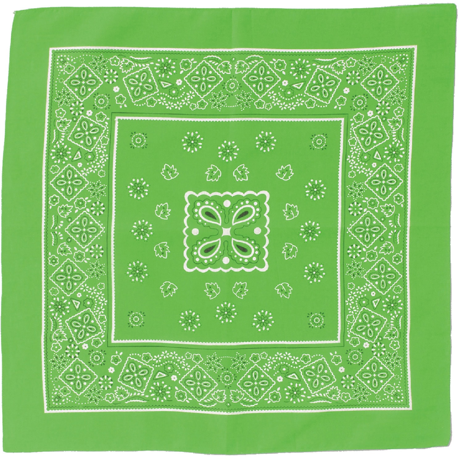 1757 バンダナ アーテック[学校教材・教育玩具] 蛍光グリーン色 寸法