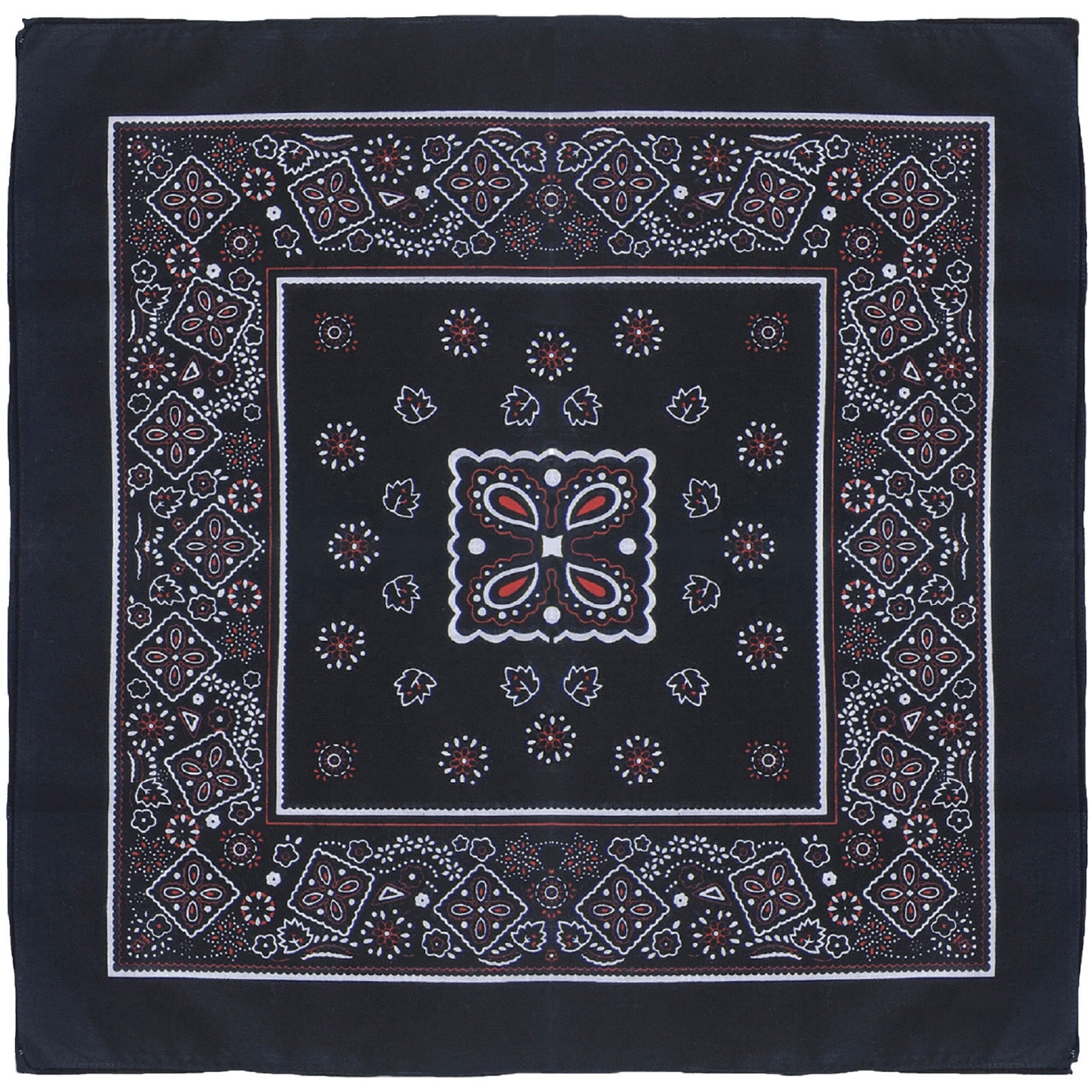 1248 バンダナ アーテック[学校教材・教育玩具] 黒色 寸法550×550mm 1