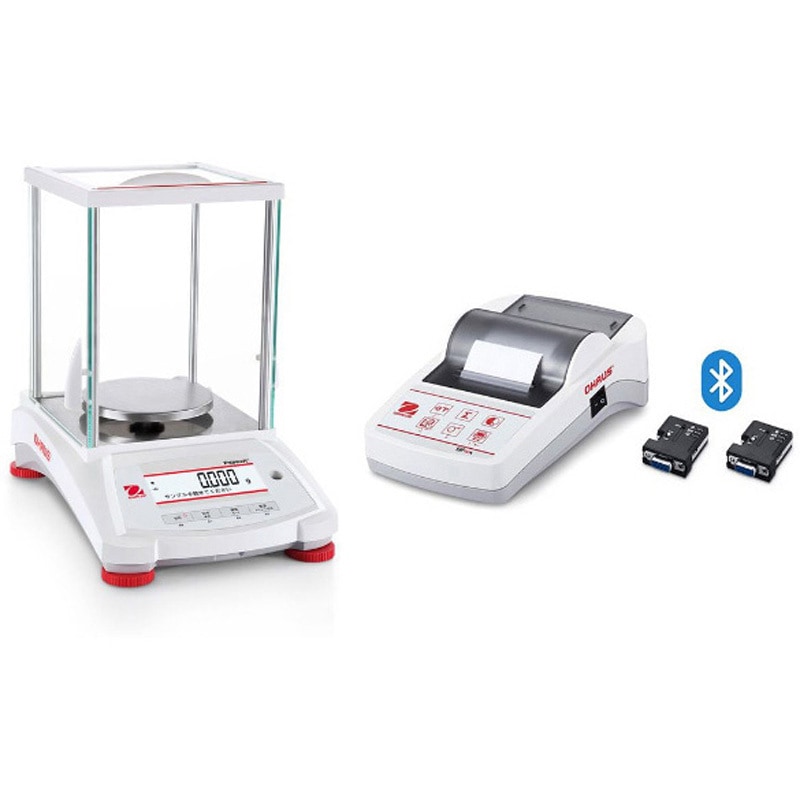 PX323JP+SF40A/BT(英語版一般校正証明書付) 分析天びん(パイオニアPXシリーズ)+プリンタ(Bluetoothモデル)セット オーハウス ひょう量320g
