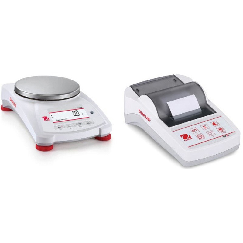 PX4201JP/E+SF40A(英語版一般校正証明書付) 分析天びん(パイオニアPXシリーズ)+プリンタセット オーハウス ひょう量4200g