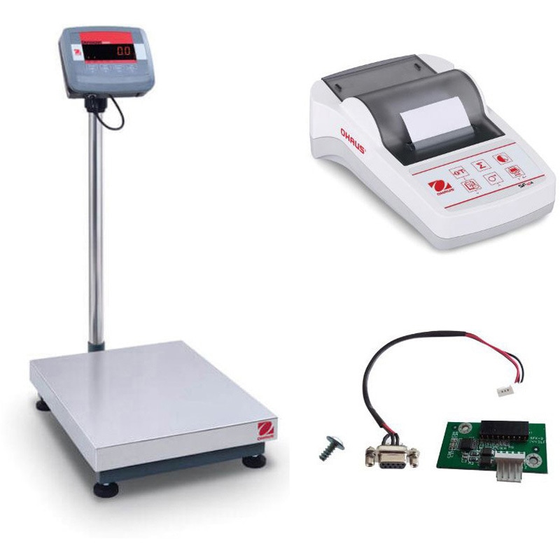 D24PE150FL+SF40A+30101019 台はかり(ディフェンダー2000シリーズ)+プリンタ+RS232キットセット オーハウス ひょう量150kg