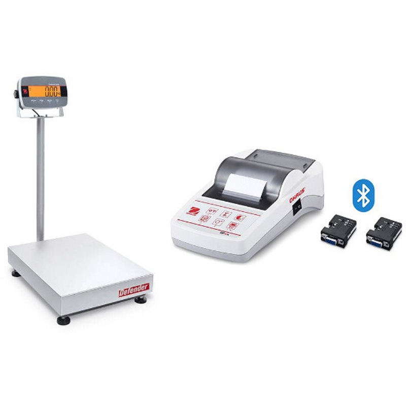 I-D33P150B1L2JP+SF40A/BT 台はかり(ディフェンダー3000シリーズ)+プリンタ(Bluetoothモデル)セット オーハウス ひょう量150kg