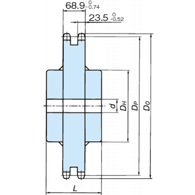 RS120-2C25T スプロケット RS120-2C 1個 椿本チエイン 【通販サイト